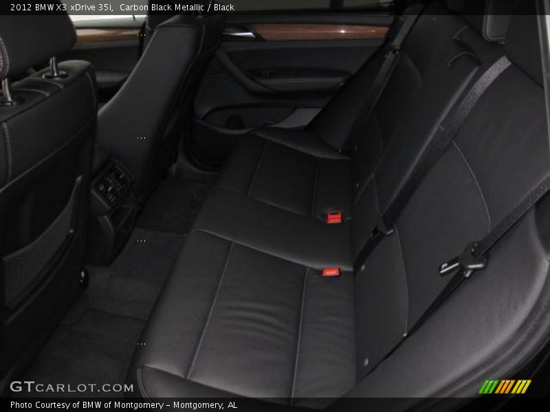 Carbon Black Metallic / Black 2012 BMW X3 xDrive 35i