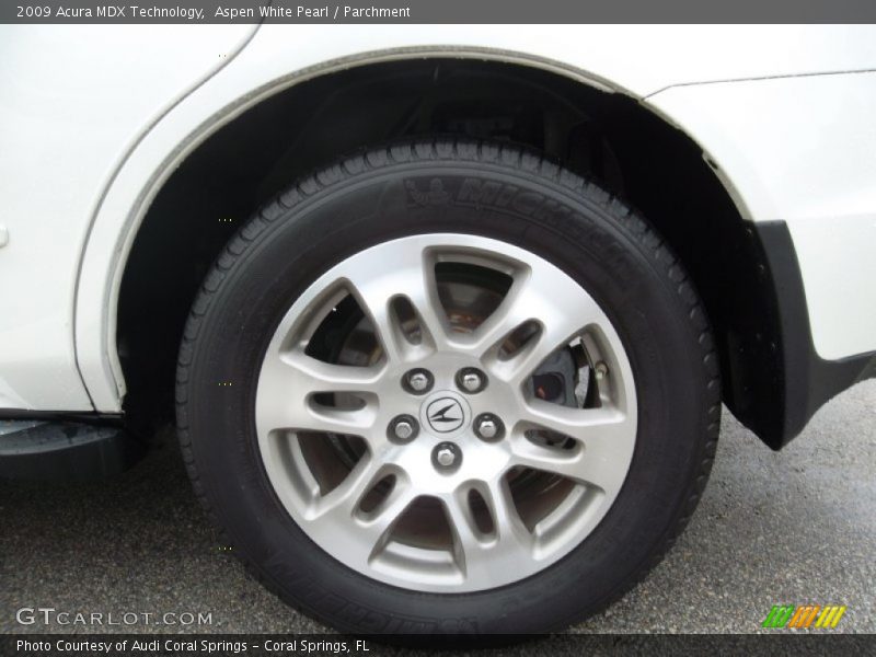 Aspen White Pearl / Parchment 2009 Acura MDX Technology