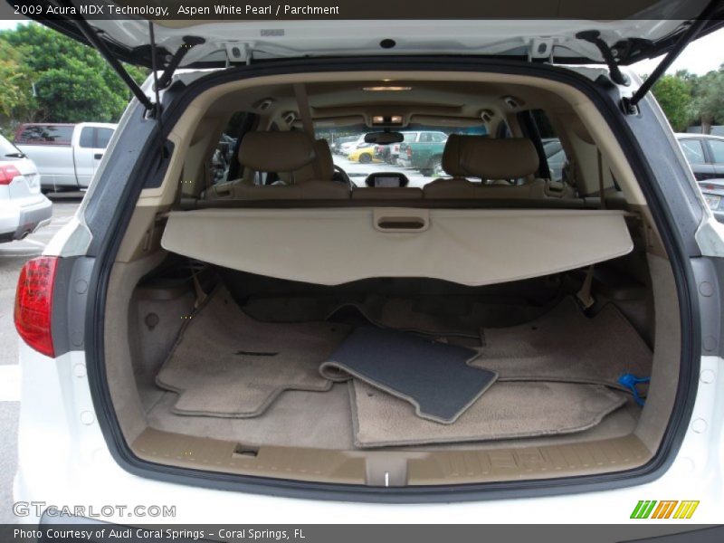 Aspen White Pearl / Parchment 2009 Acura MDX Technology
