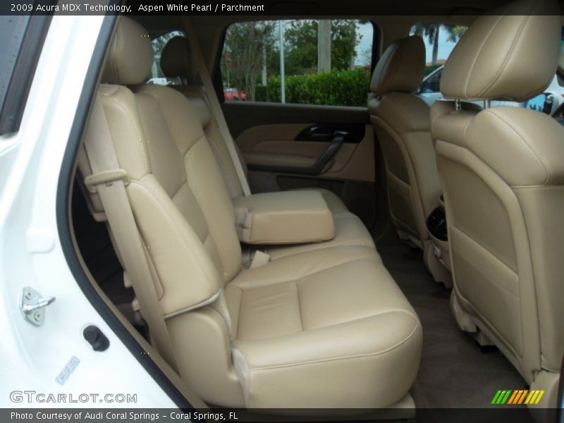 Aspen White Pearl / Parchment 2009 Acura MDX Technology