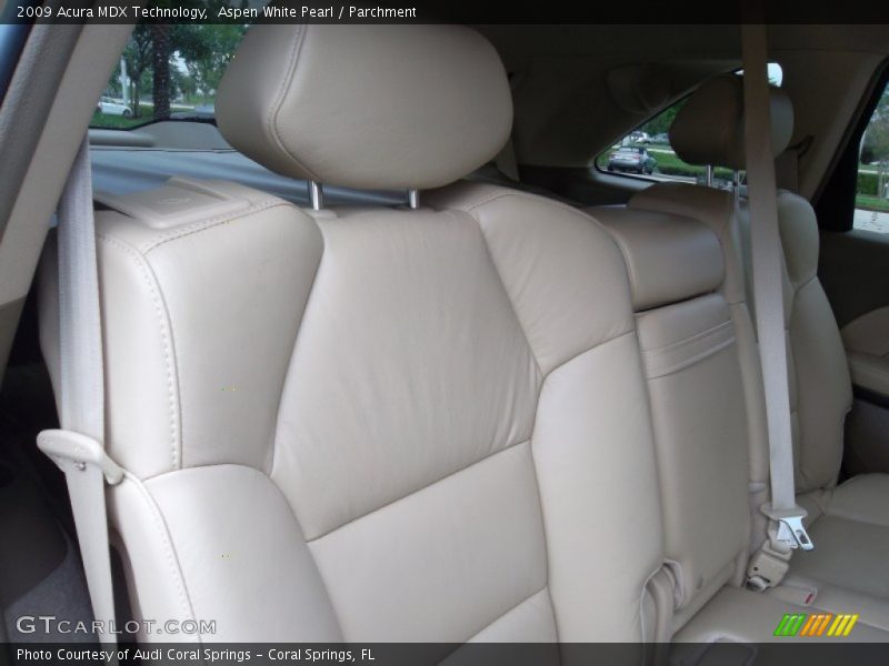 Aspen White Pearl / Parchment 2009 Acura MDX Technology