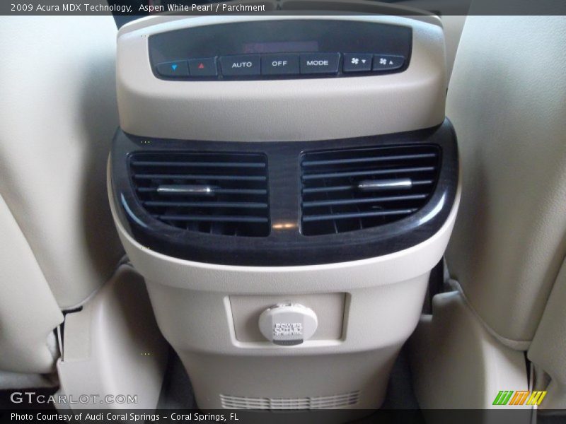 Aspen White Pearl / Parchment 2009 Acura MDX Technology