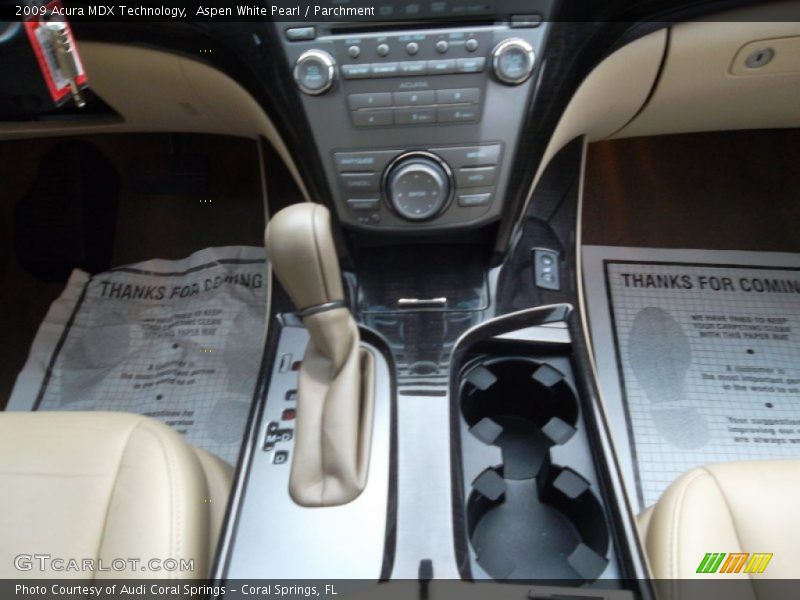 Aspen White Pearl / Parchment 2009 Acura MDX Technology