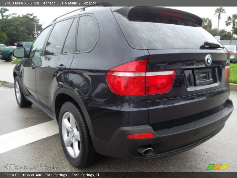 Monaco Blue Metallic / Tobacco 2008 BMW X5 3.0si