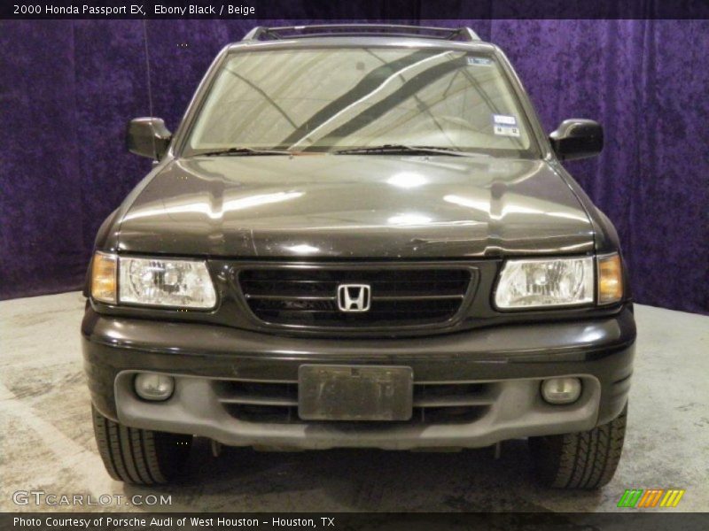 Ebony Black / Beige 2000 Honda Passport EX