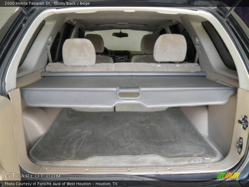 Ebony Black / Beige 2000 Honda Passport EX