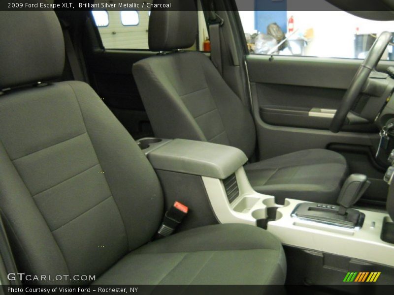 Brilliant Silver Metallic / Charcoal 2009 Ford Escape XLT