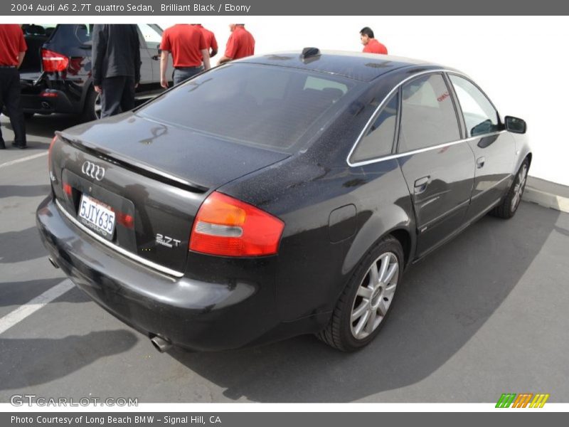 Brilliant Black / Ebony 2004 Audi A6 2.7T quattro Sedan