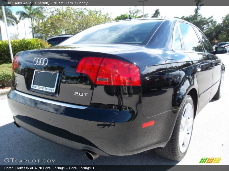 Brilliant Black / Ebony 2007 Audi A4 2.0T Sedan