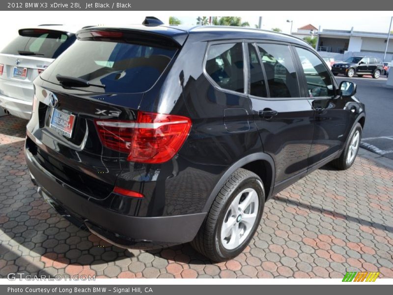 Jet Black / Black 2012 BMW X3 xDrive 28i