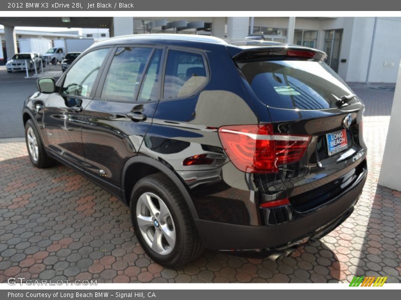 Jet Black / Black 2012 BMW X3 xDrive 28i