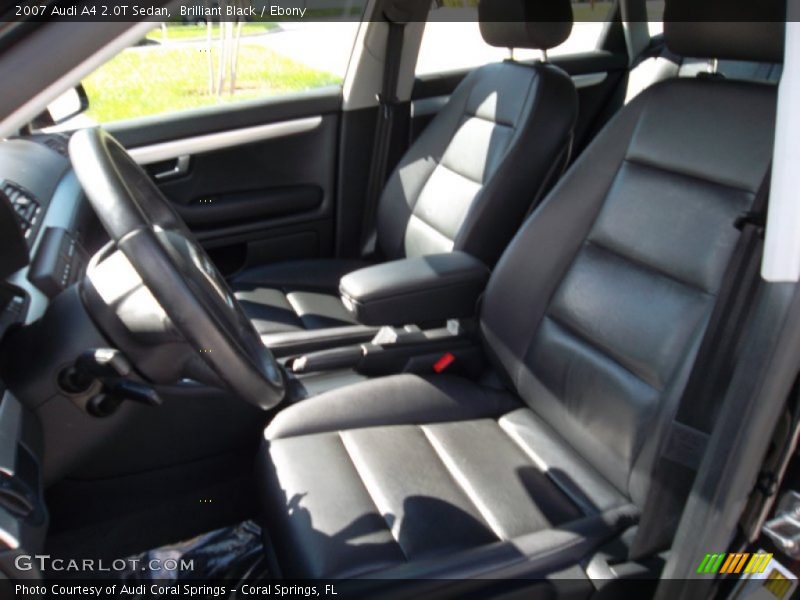 Brilliant Black / Ebony 2007 Audi A4 2.0T Sedan