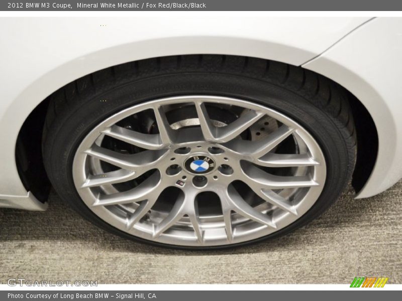 Mineral White Metallic / Fox Red/Black/Black 2012 BMW M3 Coupe