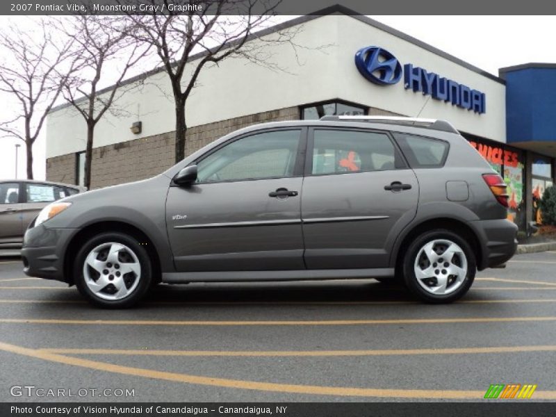 Moonstone Gray / Graphite 2007 Pontiac Vibe