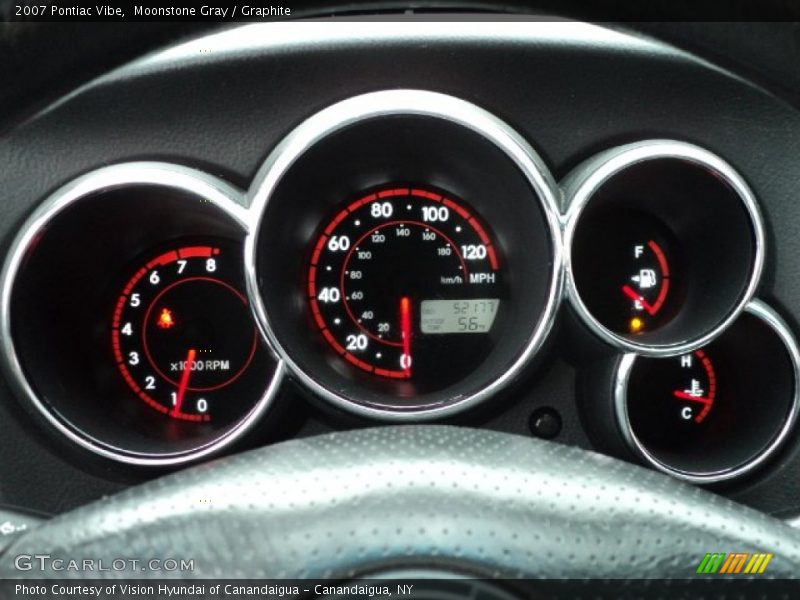 Moonstone Gray / Graphite 2007 Pontiac Vibe