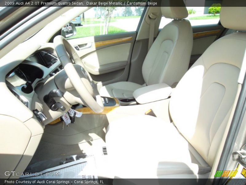 Dakar Beige Metallic / Cardamom Beige 2009 Audi A4 2.0T Premium quattro Sedan