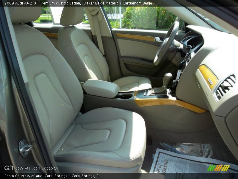 Dakar Beige Metallic / Cardamom Beige 2009 Audi A4 2.0T Premium quattro Sedan