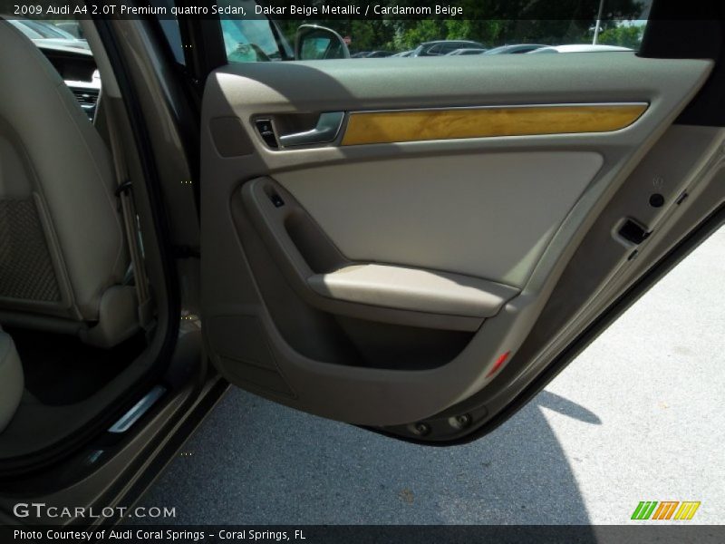 Dakar Beige Metallic / Cardamom Beige 2009 Audi A4 2.0T Premium quattro Sedan