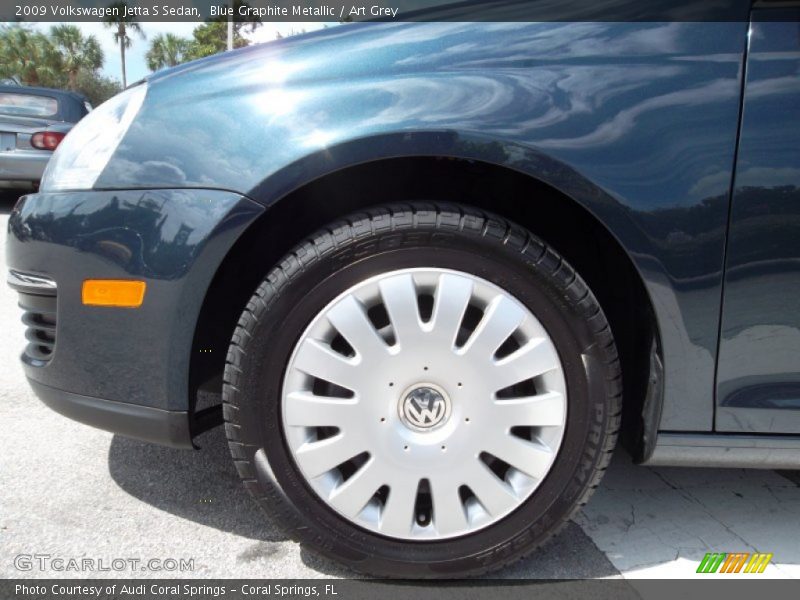 Blue Graphite Metallic / Art Grey 2009 Volkswagen Jetta S Sedan