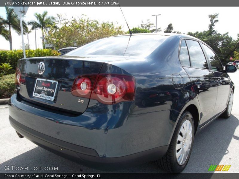 Blue Graphite Metallic / Art Grey 2009 Volkswagen Jetta S Sedan