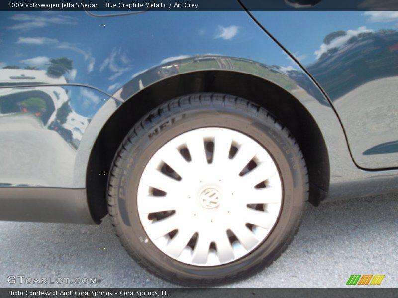 Blue Graphite Metallic / Art Grey 2009 Volkswagen Jetta S Sedan