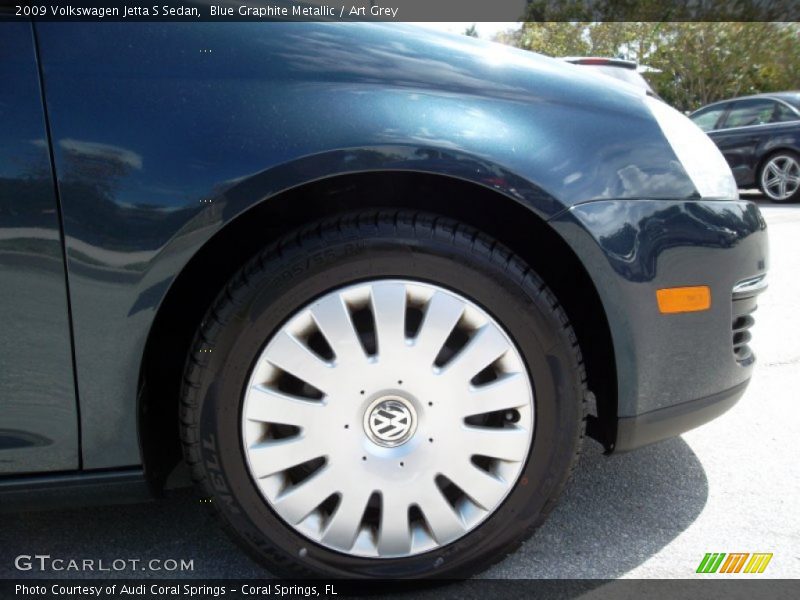 Blue Graphite Metallic / Art Grey 2009 Volkswagen Jetta S Sedan