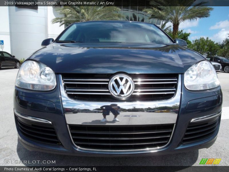 Blue Graphite Metallic / Art Grey 2009 Volkswagen Jetta S Sedan
