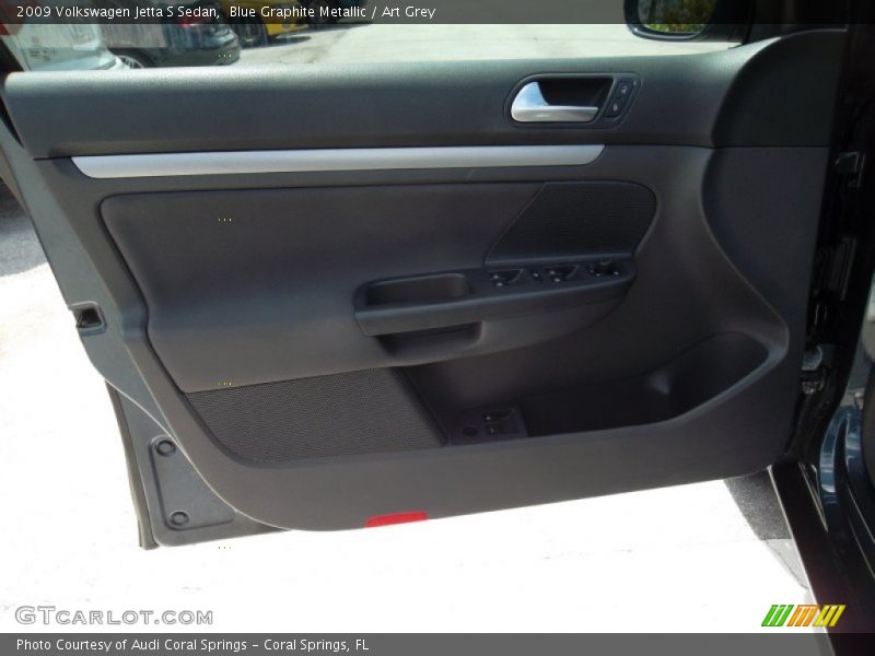 Blue Graphite Metallic / Art Grey 2009 Volkswagen Jetta S Sedan