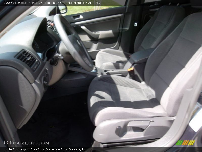 Blue Graphite Metallic / Art Grey 2009 Volkswagen Jetta S Sedan