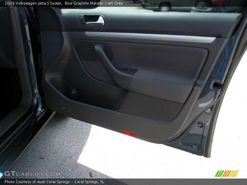 Blue Graphite Metallic / Art Grey 2009 Volkswagen Jetta S Sedan