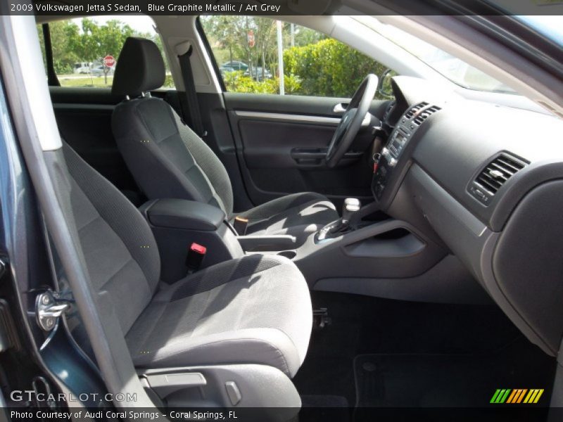 Blue Graphite Metallic / Art Grey 2009 Volkswagen Jetta S Sedan