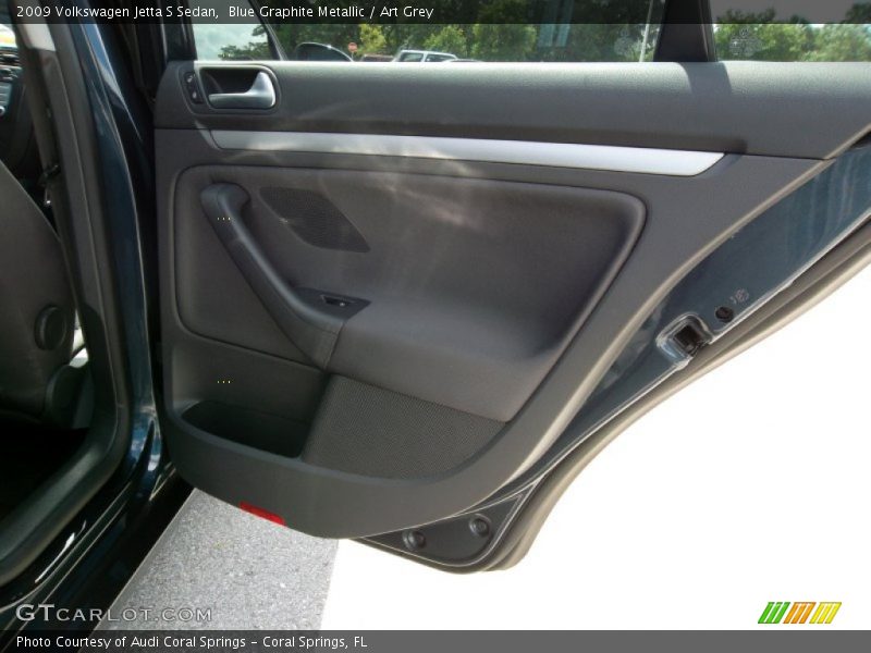 Blue Graphite Metallic / Art Grey 2009 Volkswagen Jetta S Sedan