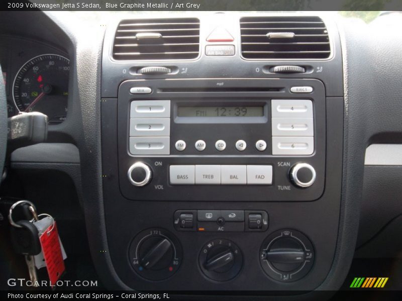 Blue Graphite Metallic / Art Grey 2009 Volkswagen Jetta S Sedan