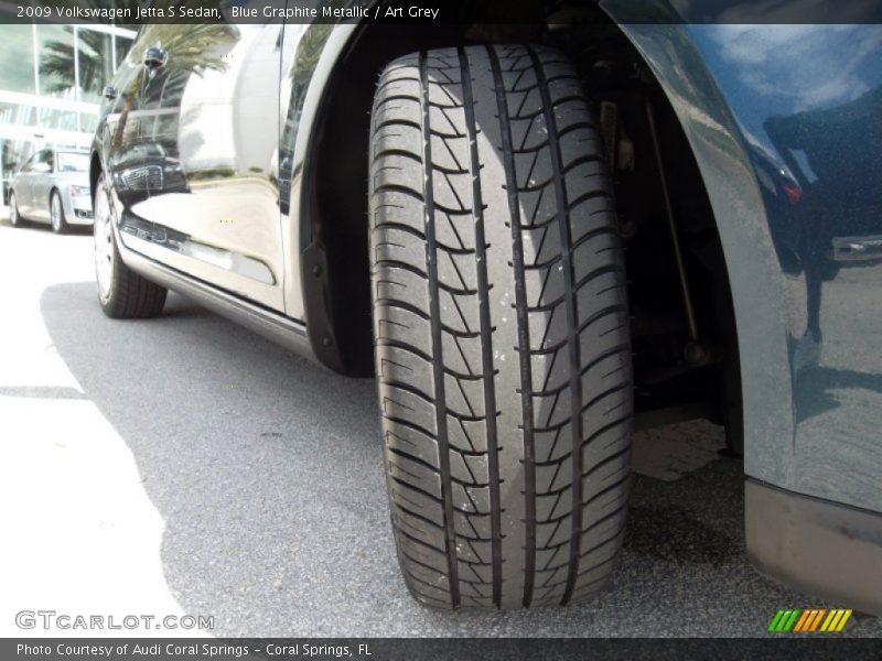 Blue Graphite Metallic / Art Grey 2009 Volkswagen Jetta S Sedan