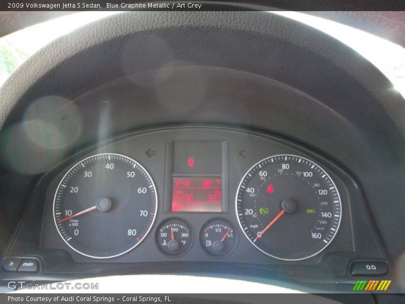Blue Graphite Metallic / Art Grey 2009 Volkswagen Jetta S Sedan