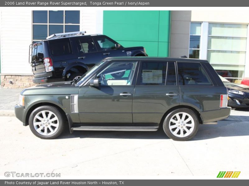 Tonga Green Pearl / Ivory/Aspen 2006 Land Rover Range Rover Supercharged