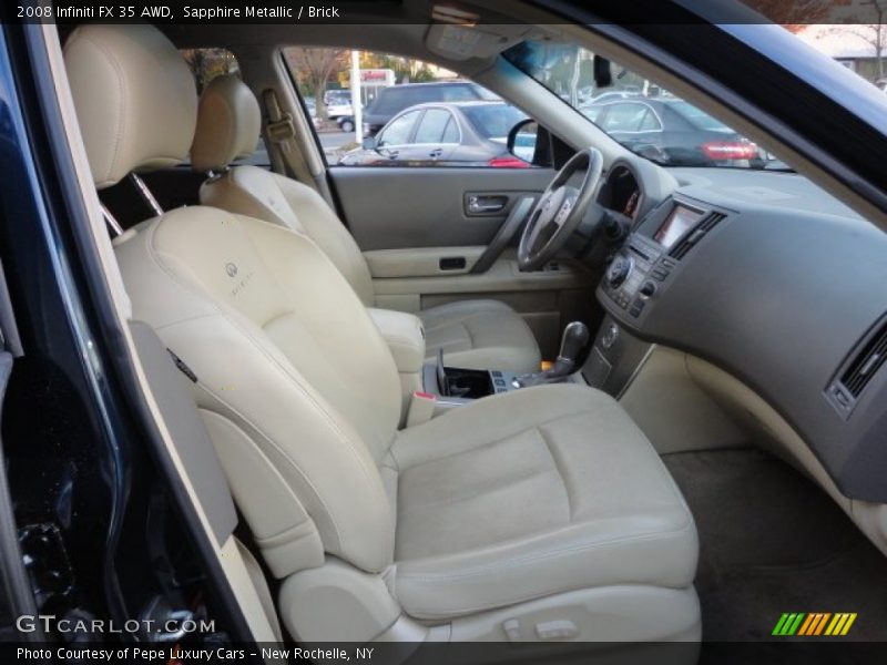 Sapphire Metallic / Brick 2008 Infiniti FX 35 AWD