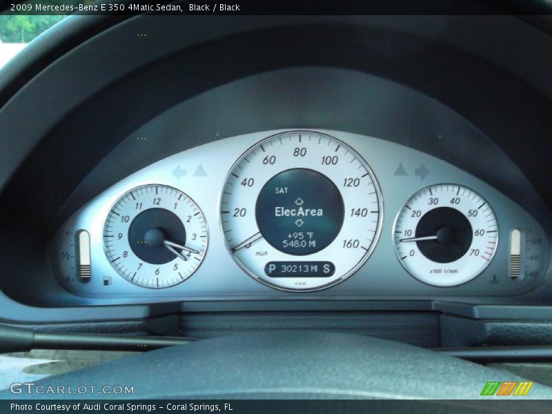 Black / Black 2009 Mercedes-Benz E 350 4Matic Sedan