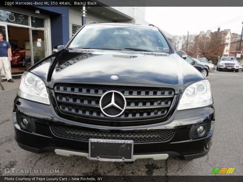 Black / Black 2006 Mercedes-Benz ML 350 4Matic