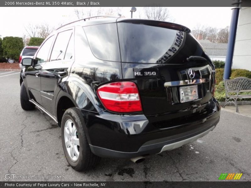 Black / Black 2006 Mercedes-Benz ML 350 4Matic