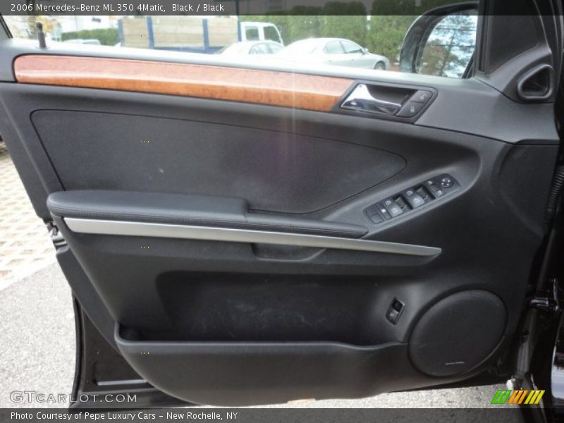 Black / Black 2006 Mercedes-Benz ML 350 4Matic