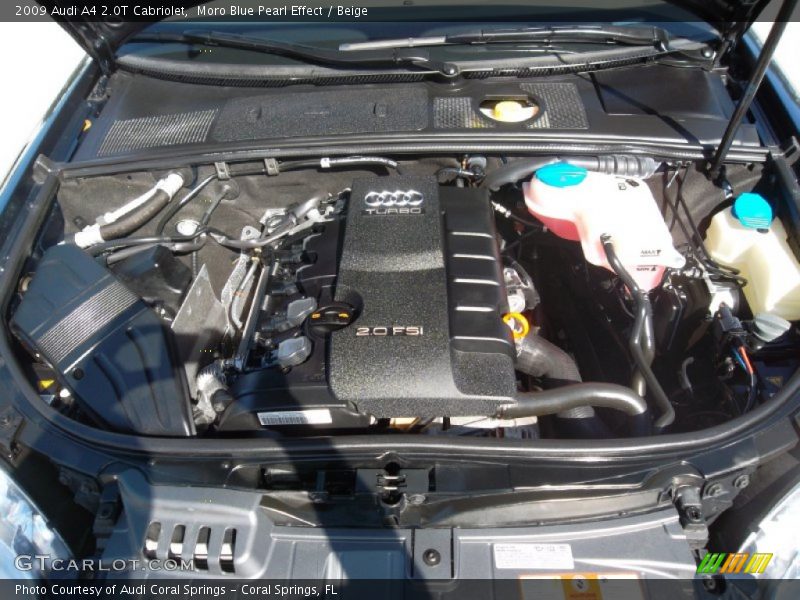  2009 A4 2.0T Cabriolet Engine - 2.0 Liter FSI Turbocharged DOHC 16-Valve VVT 4 Cylinder