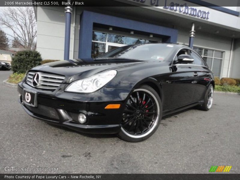 Black / Black 2006 Mercedes-Benz CLS 500
