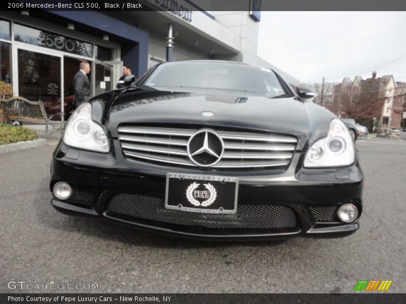 Black / Black 2006 Mercedes-Benz CLS 500
