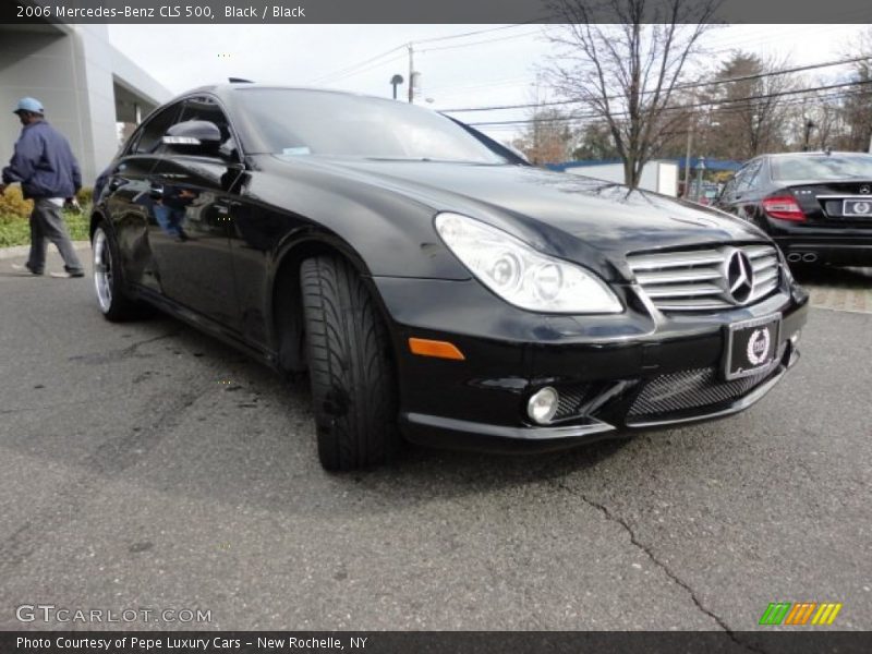 Black / Black 2006 Mercedes-Benz CLS 500