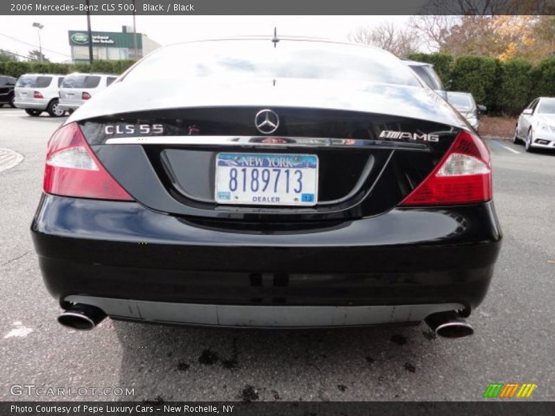 Black / Black 2006 Mercedes-Benz CLS 500