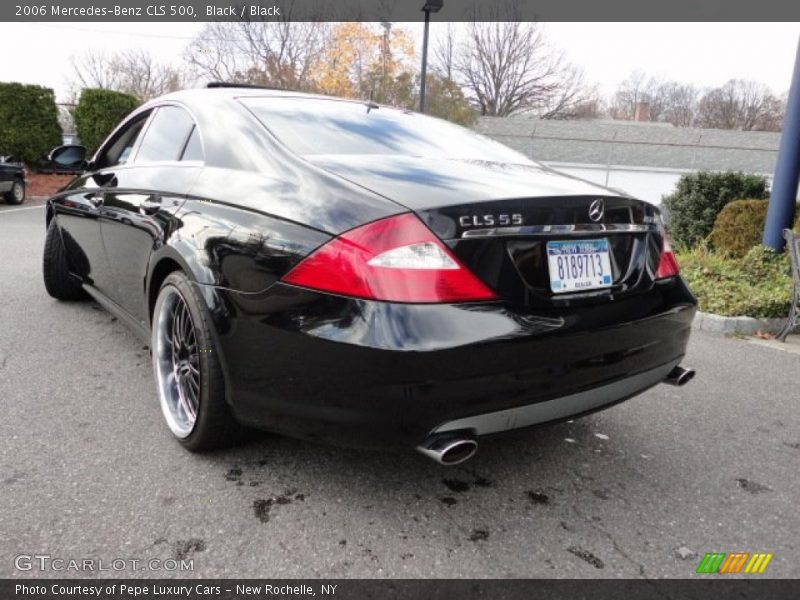 Black / Black 2006 Mercedes-Benz CLS 500