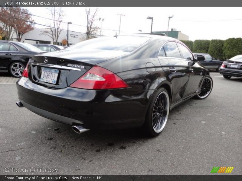 Black / Black 2006 Mercedes-Benz CLS 500