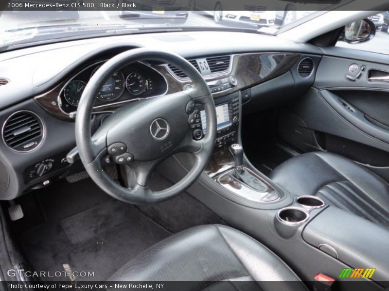 Black / Black 2006 Mercedes-Benz CLS 500