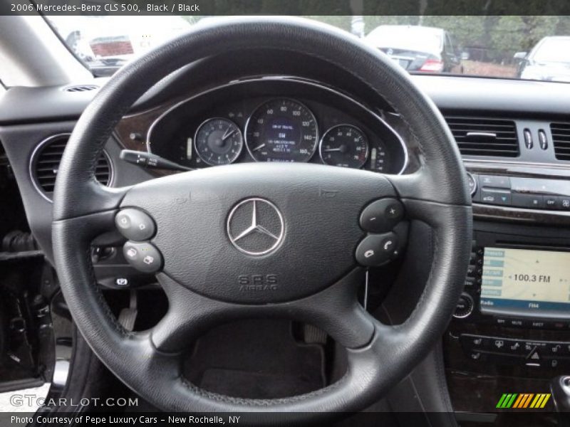 Black / Black 2006 Mercedes-Benz CLS 500
